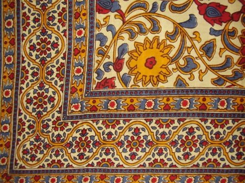 Sunflower Tapestry-Spread-Throw-Coverlet-Lemon Yellow