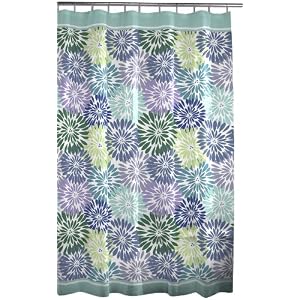 Maytex Mitzy PEVA Shower Curtain, Green