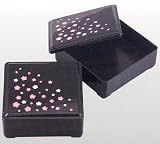 Japanese Lunch Bento Box (Ume Design, Black)