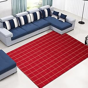 Amazon.com - Ustide Checkered Wedding Area Rug Dinning ...