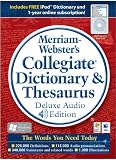 Merriam-Websters Collegiate Dictionary & Thesaurus Deluxe A