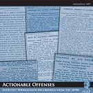 Actionable Offenses: Indecent...