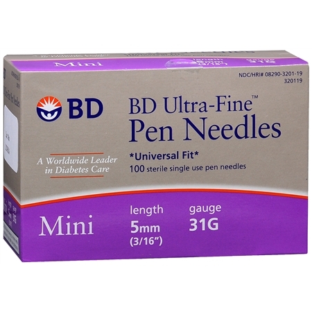 Read About Bd Ultra Fine Pen Needles 5mm 31g Panda Bear Md