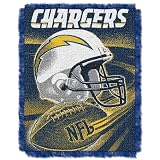 NFL San Diego Chargers 48-Inch-by-60-Inch Jacquard Acrylic Throw