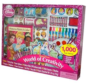 Amazon.com: Disney Princess World of Creativity 1000-Piece Activity Set ...