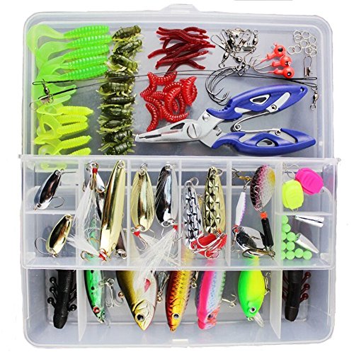 Kmbest fishing lures 101pcs/box mixed lots including ha…