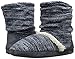 Muk Luks Women's Scrunch B Side Marl Slouch Boot Slipper