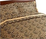Regal 300 Thread-Count Leopard Print F/Q Duvet Set