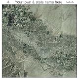 Huge Aerial Photography Map of Grand Junction, Colorado 2005 CO