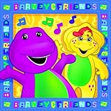 Barney Party Supplies Beverage Napkins, Pack of 16