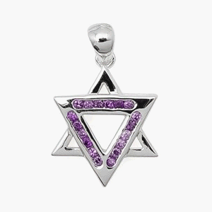Buy Star of David Necklace – Amethyst Ice & Star