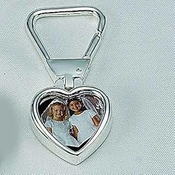 KEY CHAIN WITH HEART FRAME