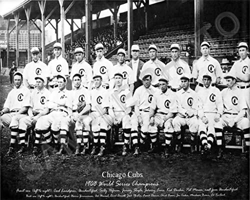 1908 Chicago Cubs World Series Champions 8x10 Photo