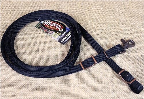 Midnight Sky Weaver Leather Copper Creek Roper Horse Reins