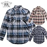 RRL DOUBLE RL ダブルアールエル Flannel Shirts チェック柄 メンズ 長袖 フランネル ワークシャツ メンズ 並行輸入品 VITA634