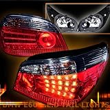 04-Up BMW E60 Led Tail Lights Red/Smoke