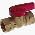 B & K Industries 1-1/4 Aga Brass Gas Ball Valve 110-526