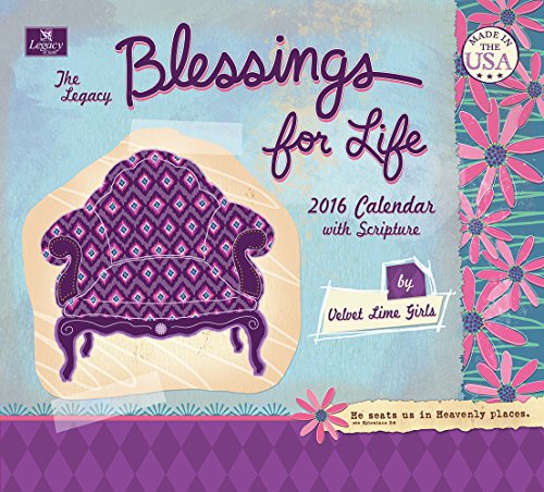 Legacy Publishing Group 2016 Wall Calendar, Blessings for Life (WCA18102)
