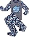 Babypajama Little Boys' Shark Pajama Set 2 Piece T-Shirt & Pants Size 7 Years