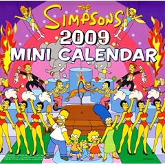 The Simpsons 2009 Mini Calendar