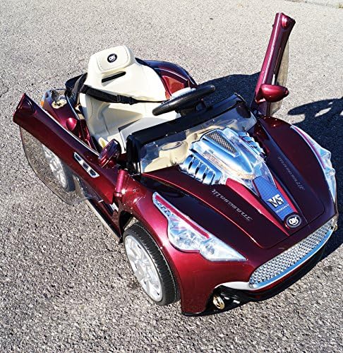 New Exclusive Maserati Sport Style 12v Kids Ride on Car, Power Wheels, Battery with Remote Control Toy Car for Kids - Red Paint