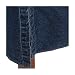 Home Trends Denim Bedskirt in Dark Blue - Size Queen