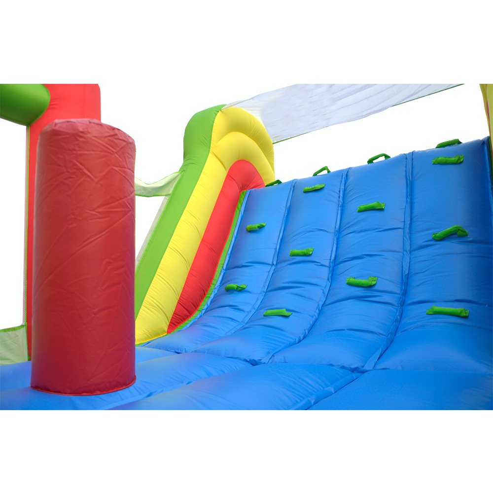YARD Giant Inflatable Obstacle Course with Large Climbing Wall Slide