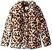 The Children's Place Big Girls' Leopard Faux Fur Coat