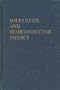 Solid State and Semiconductor Physics