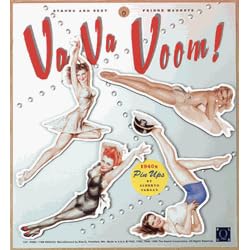 Vargas 1940's Pin-up Fridge Magnet Set