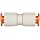 SMC KQ2H07-00A PBT Push-to-Connect Tube Fitting, Straight Union, 1/4" Tube OD