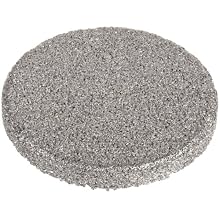 Sintered Metal 316L Stainless Steel Filter Disc, 3/4" Diameter, 1/16" Thick, 5 Micron Pore Size (Pack of 10)