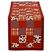 Casual Home Patched Table Runner - Red
