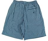 Nautica Sleepwear Men’s Wayland Plaid Woven Sleep Short,Provence Blue,Small