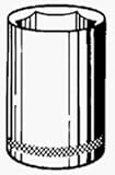 Allen 1/4Dr Standard Socket 1/2In 6Pt 10610