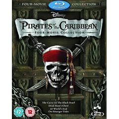 Pirates of the Caribbean 1-4 Box Set [Blu-ray]