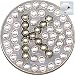 Bella Swarovski Crystal Golf Ball Marker & Hat Clip - Initials Collection - K (Graphite)