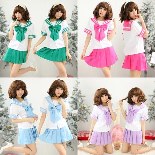 4 colors Blue Cosplay Sailor School Uniform hq2041-BL [same day shipment possibility] (japan import)