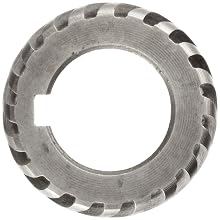 Boston Gear H2420R Plain Helical Gear, 45 Degree Helix, 14.5 Degree Pressure Angle, 0.500 Bore, 24 Pitch, 20 Teeth, Steel, RH