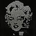 Marilyn Monroe Rhinestone Car SUV Truck Low Back Seat Covers and 4 PCS Carpet Floor Mats