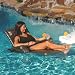 Super Soft Adjustable Pool Recliner in Coral Pink by Texas Recreation