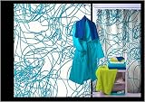 Duschvorhang Showertoy 180x200 cm SPAGHETTI Aqua