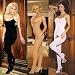 Plus Size Opaque Body Stocking with Open Crotch, Black