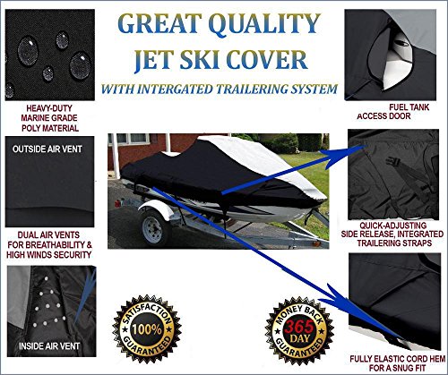 PWC 600D Jet Ski JetSki Cover SeaDoo Bombardier RXP 215 2007 2008 2009 2010