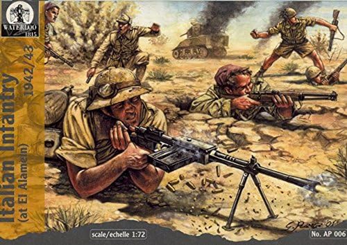 Wtl006a Italian Infantry 1942-1943 -- 36 Pieces (Ap006) (25mm) 25 Mm Toy Figure Action War Military Plastic Model Soldier
