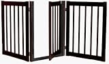 61nxC9NvVyL. SL160  Dynamic Accents 42424   32 Inch 3 Panel Walk Through Free Standing EZ Gate   Black