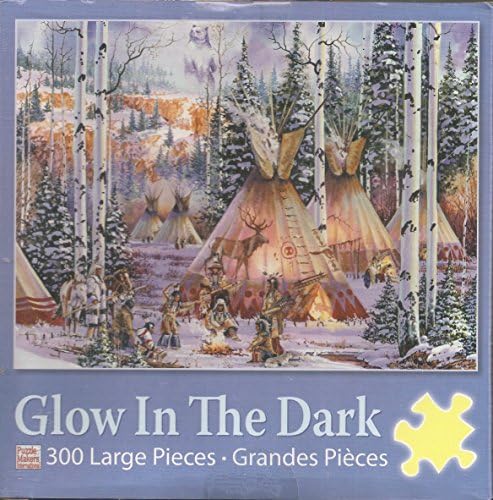 The Bear Spirit Glow in the Dark 300 Large Piece Jigsaw Puzzle