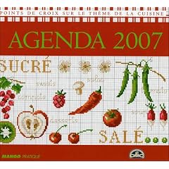 Agenda 2007 : Grilles de point de croix sur le th�me de la cuisine