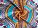DH APPLE Women Bohemian V Neck Vintage Printed Ethnic Style Summer Shift Dress (L)