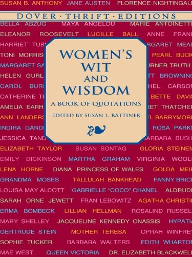 Women's Wit and Wisdom: A Book of Quotations (Dover Thrift Editions)